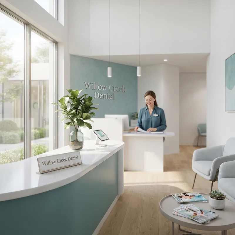 Welcoming clinic environment at Willow Creek Dental